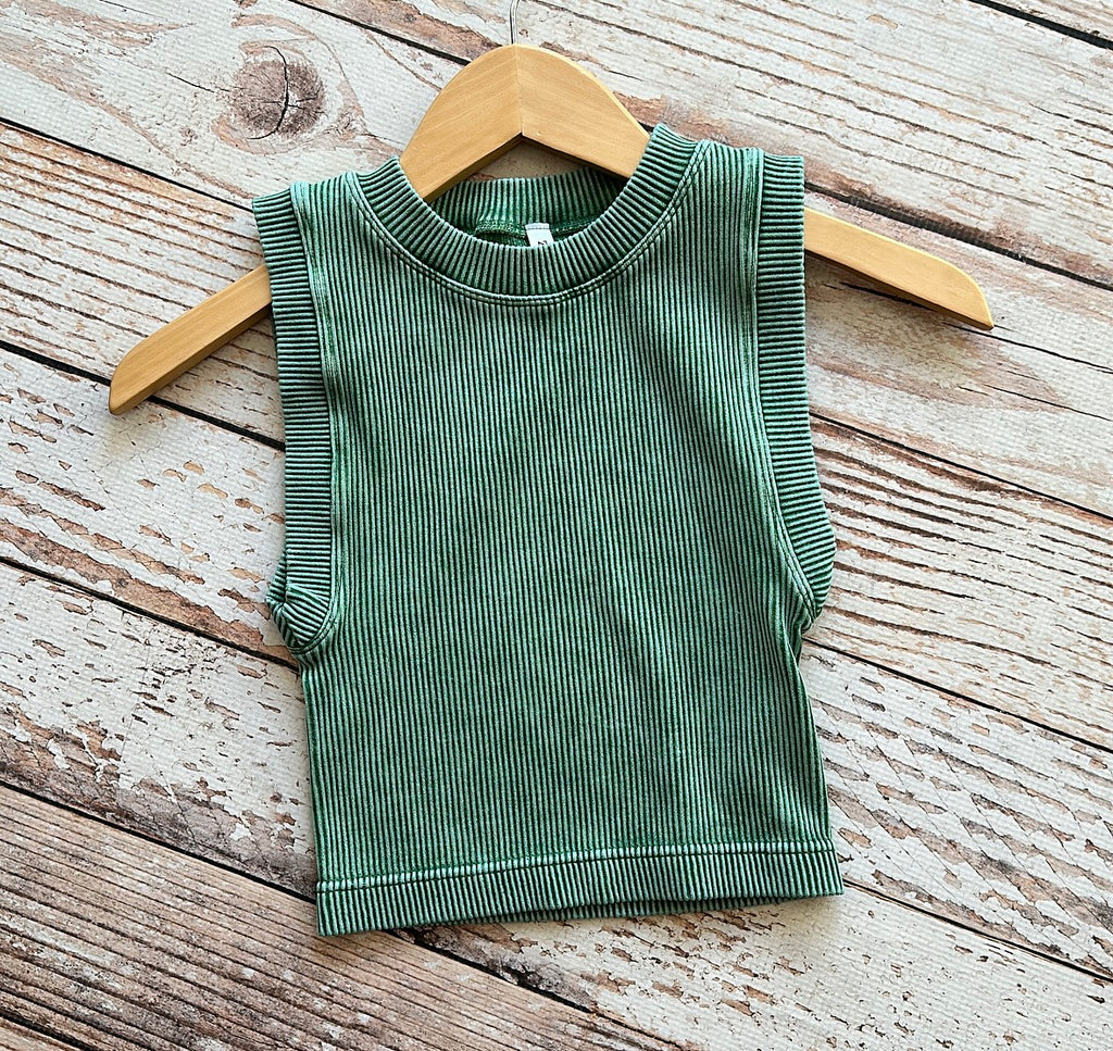On the Go Top in Green