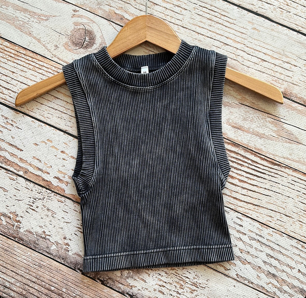 On the Go Top in Ash Black