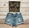 Bet On It Top/Bandeau In Army Camo