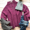 Annie Sweater In Plum
