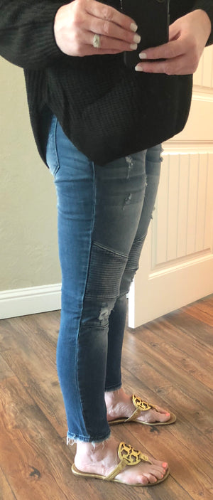 Kan Can Mandy Moto Skinny Jeans