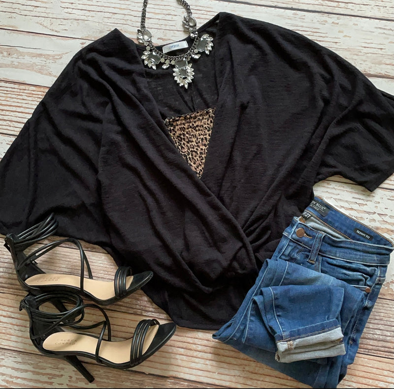 Just Go With It Top In Black