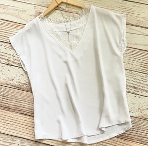 Working Girl Top in White