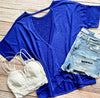 Magnificent Top In Royal Blue